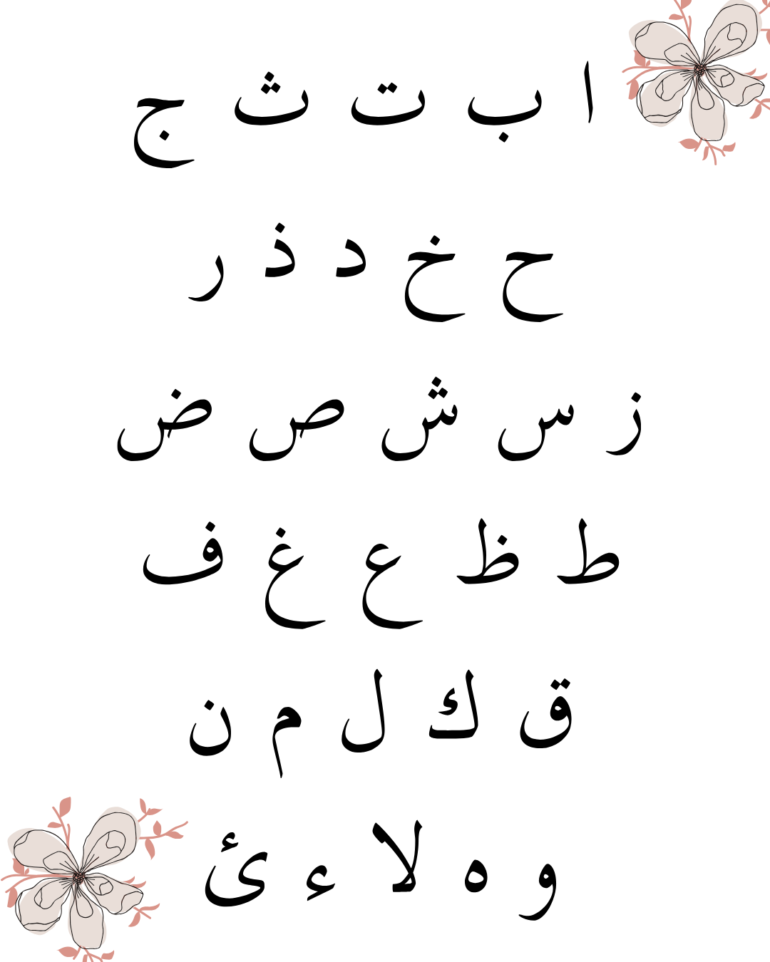 بطاقات حروف الهجاء التفاعلية للأطفال