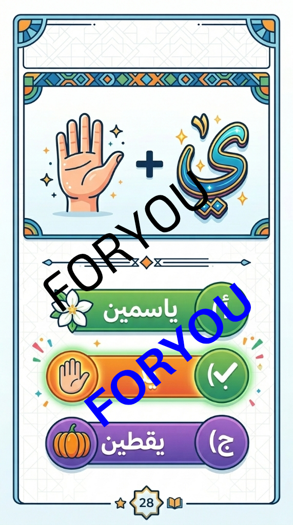 كتاب ألغاز الحروف الهجائيه للأطفال. (ربط الحرف بالصورة) .