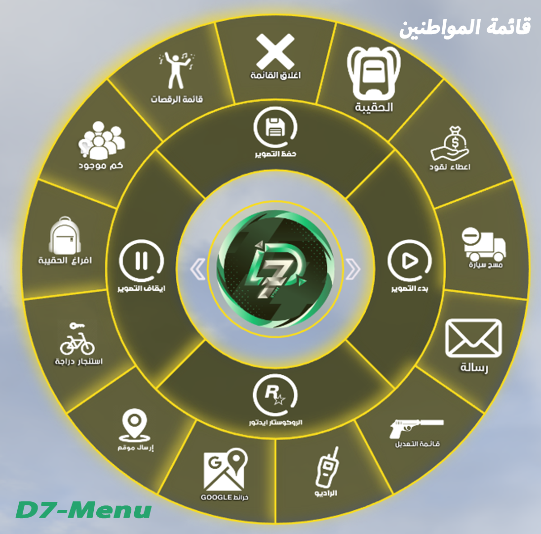 D7-Menu | قائمة الاختصارات🌀