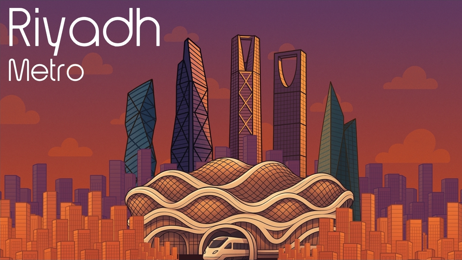 عرض تقديمي ممتع ومميز لمترو الرياض