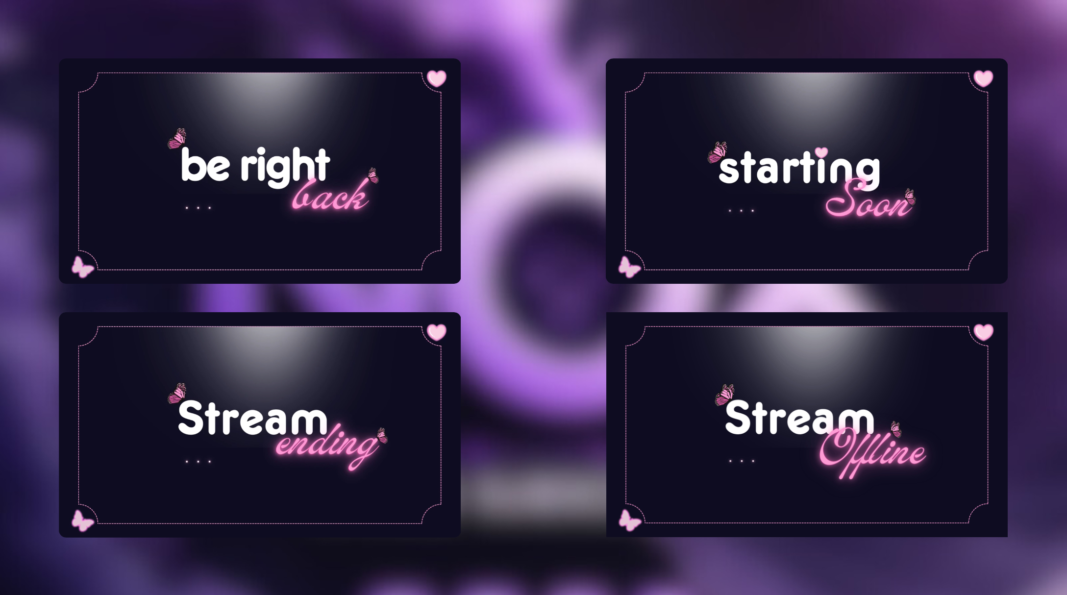 Butterfly and Heart Pack