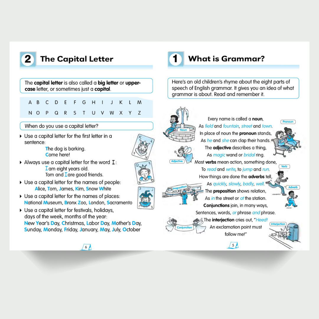 مجموعة أساسيات قواعد اللغة الإنجليزية - كتابين (Basic English Grammar)