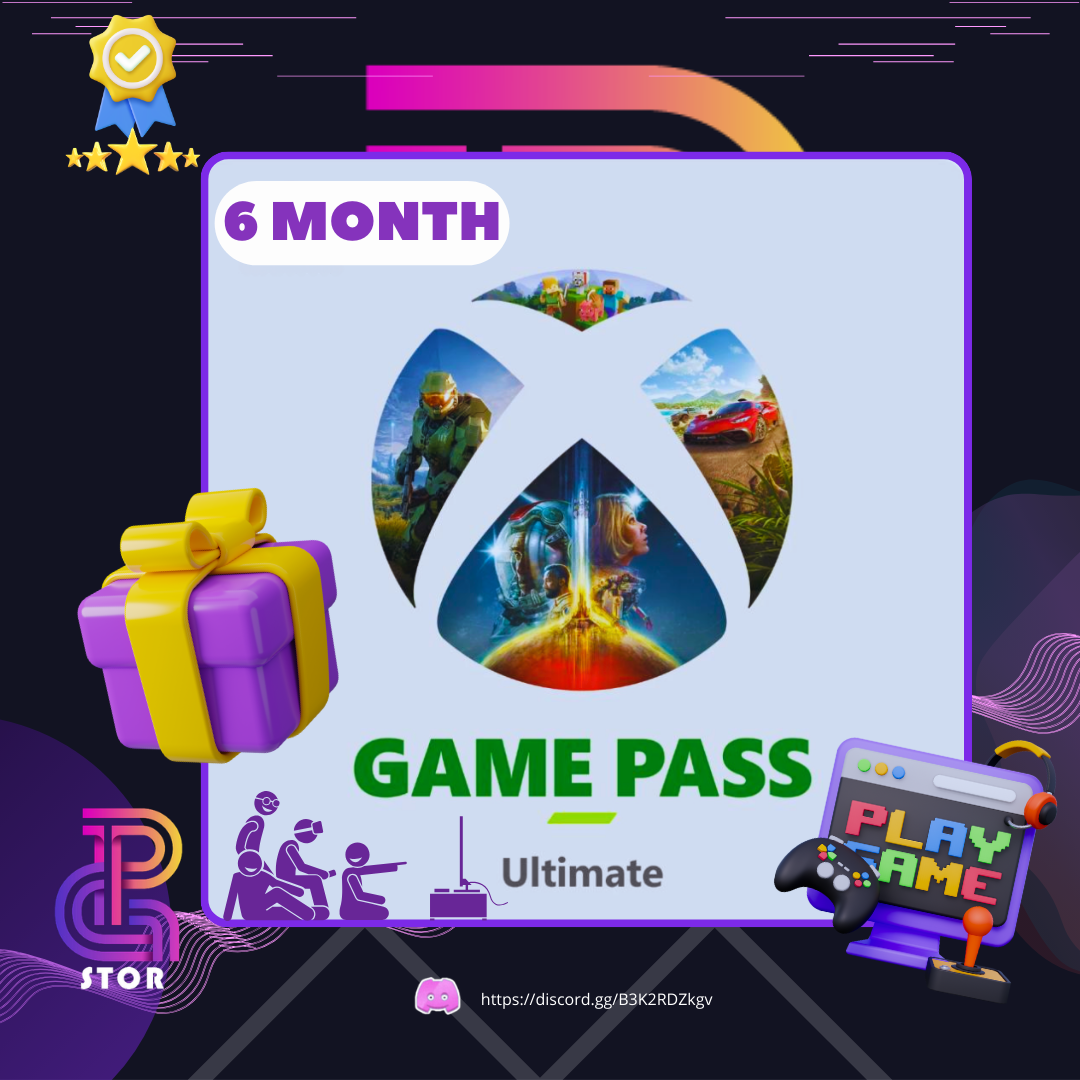كود رقمي | اشتراك اكس بوكس قيم باس التمت 6 شهور Xbox/PC
