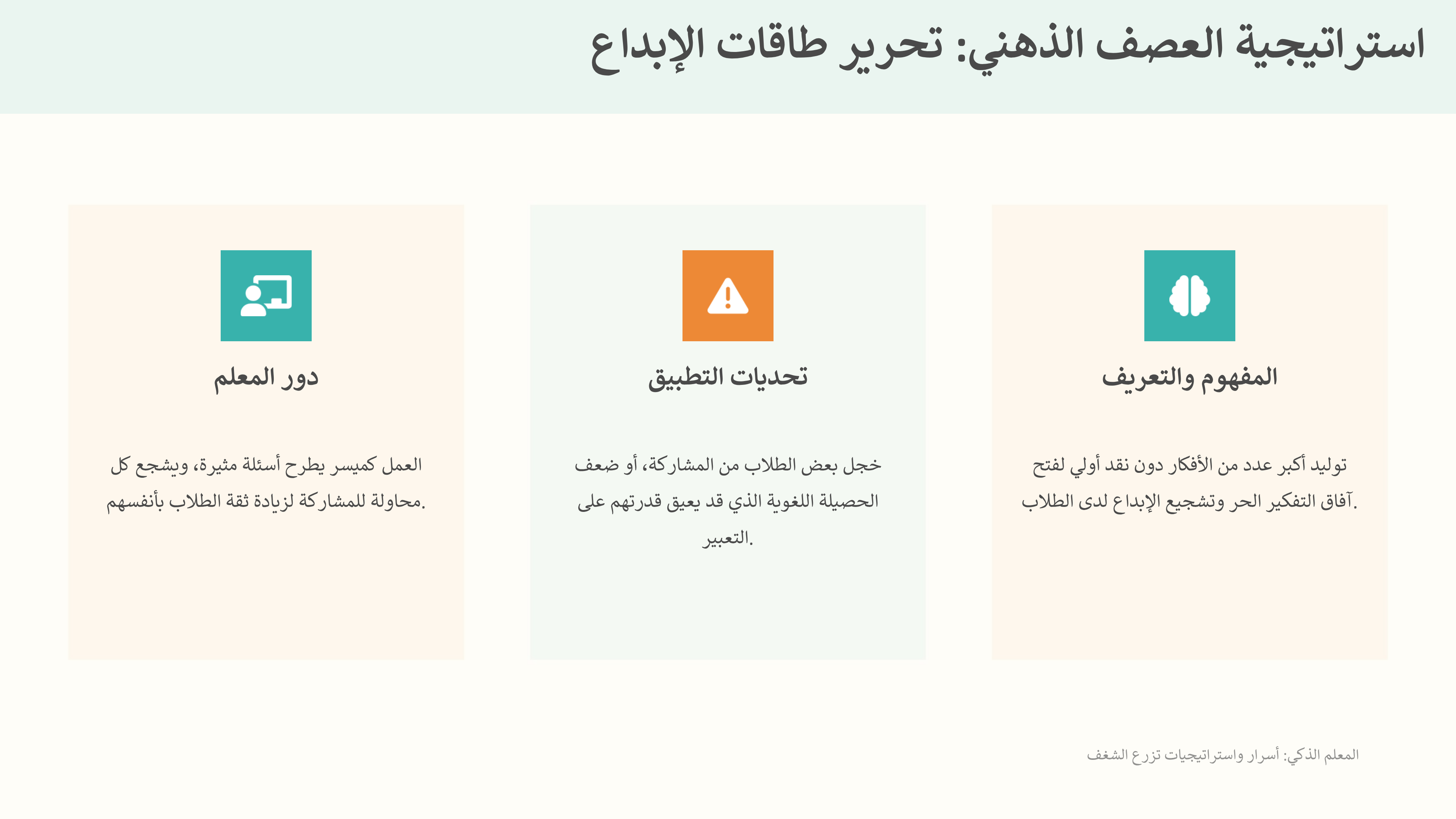 أسرار واستراتيجيات المعلم الذكي