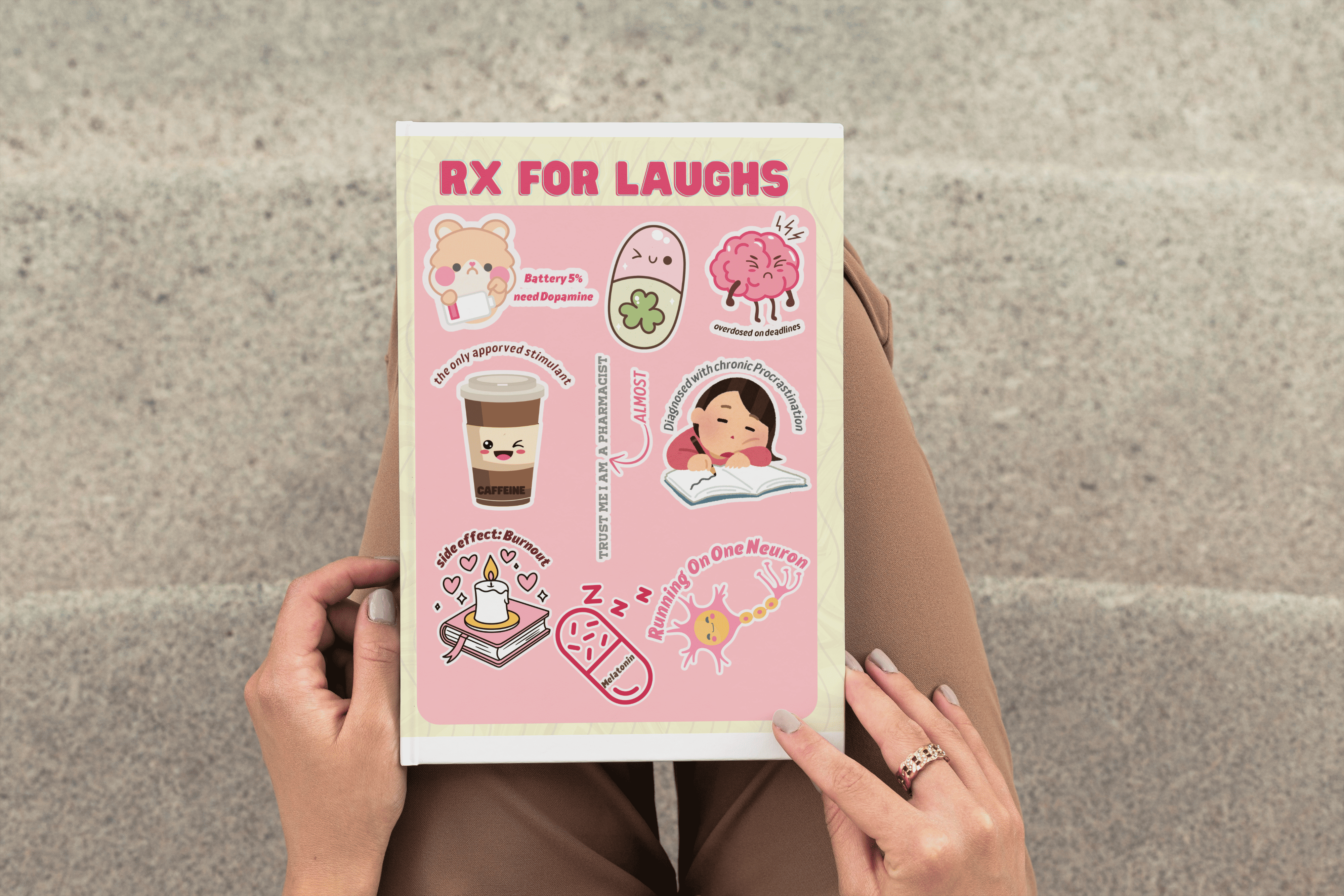 RX for Laughs stickers