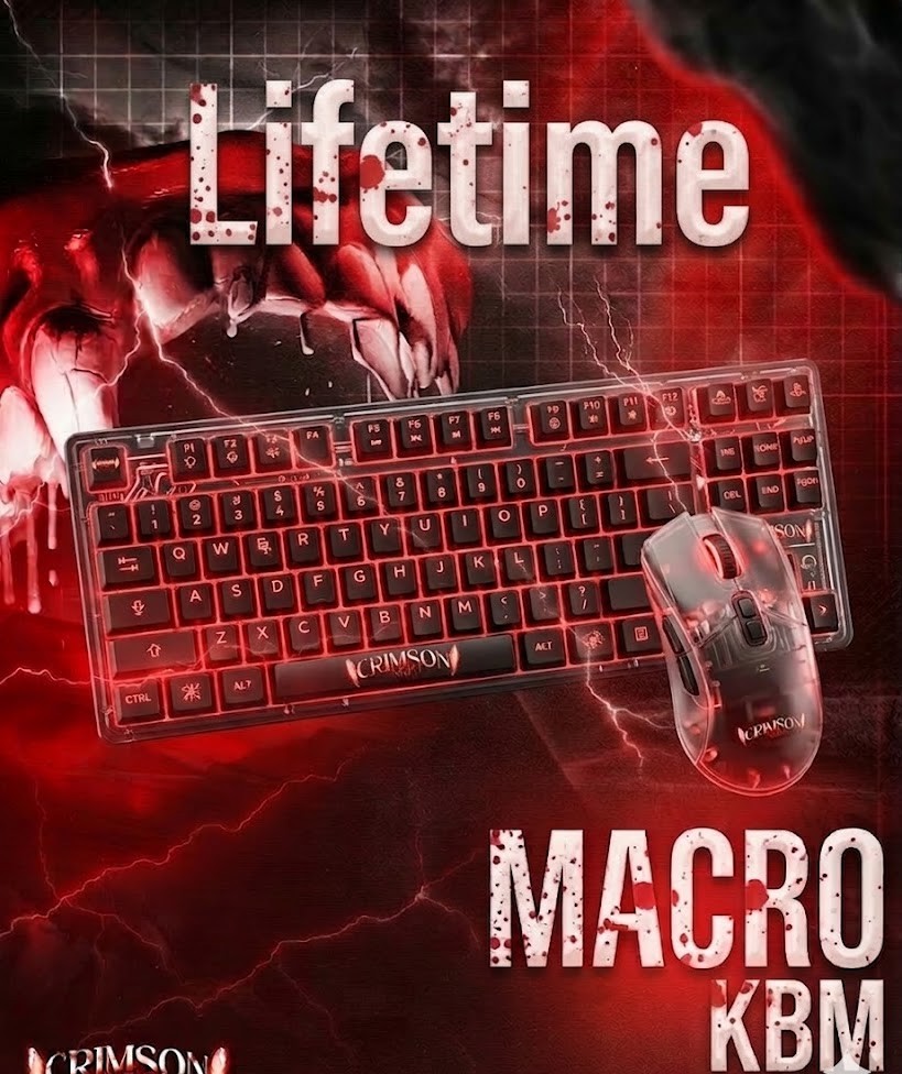 Macro kbm  Lifetime/ ماكرو ماوس وكيبورد مدى الحياة