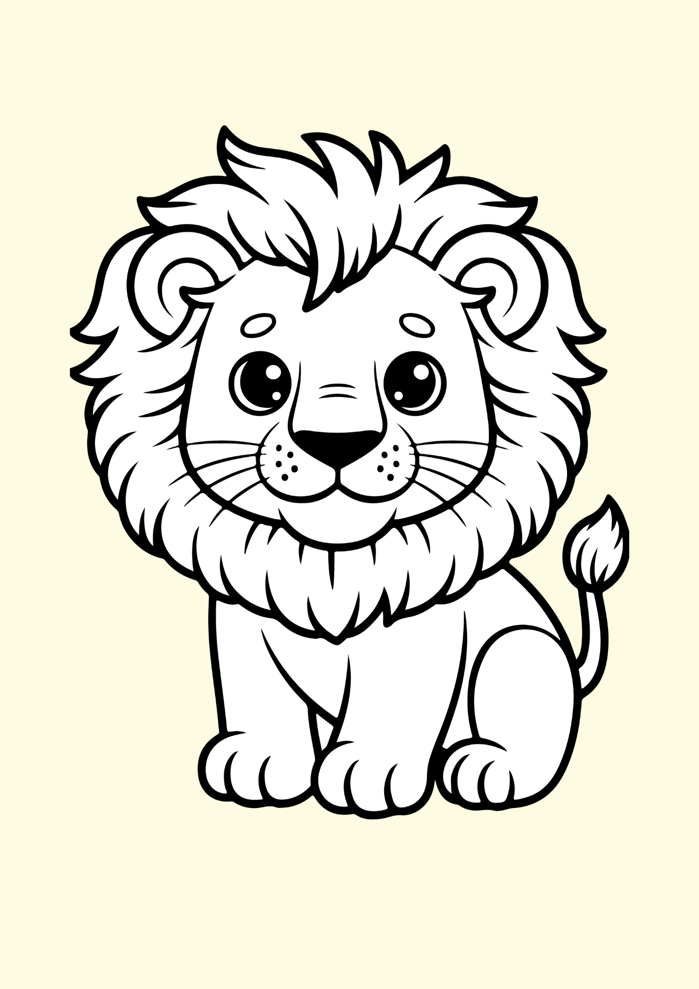 Safari Animals Coloring Book – 30 Pages