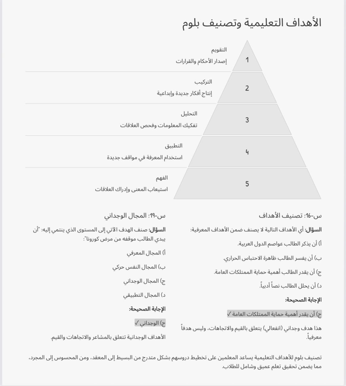أسئلة وشرح للرخصة المهنية عام