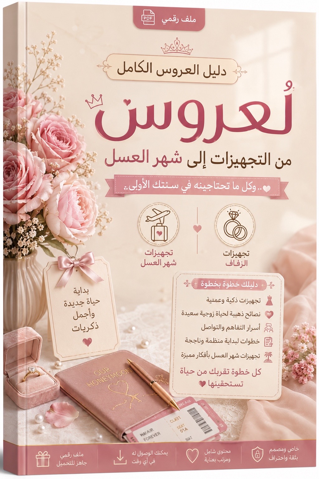 لا تدعي التفاصيل تربكك ابدئي رحلتك بثقة وأناقة💐