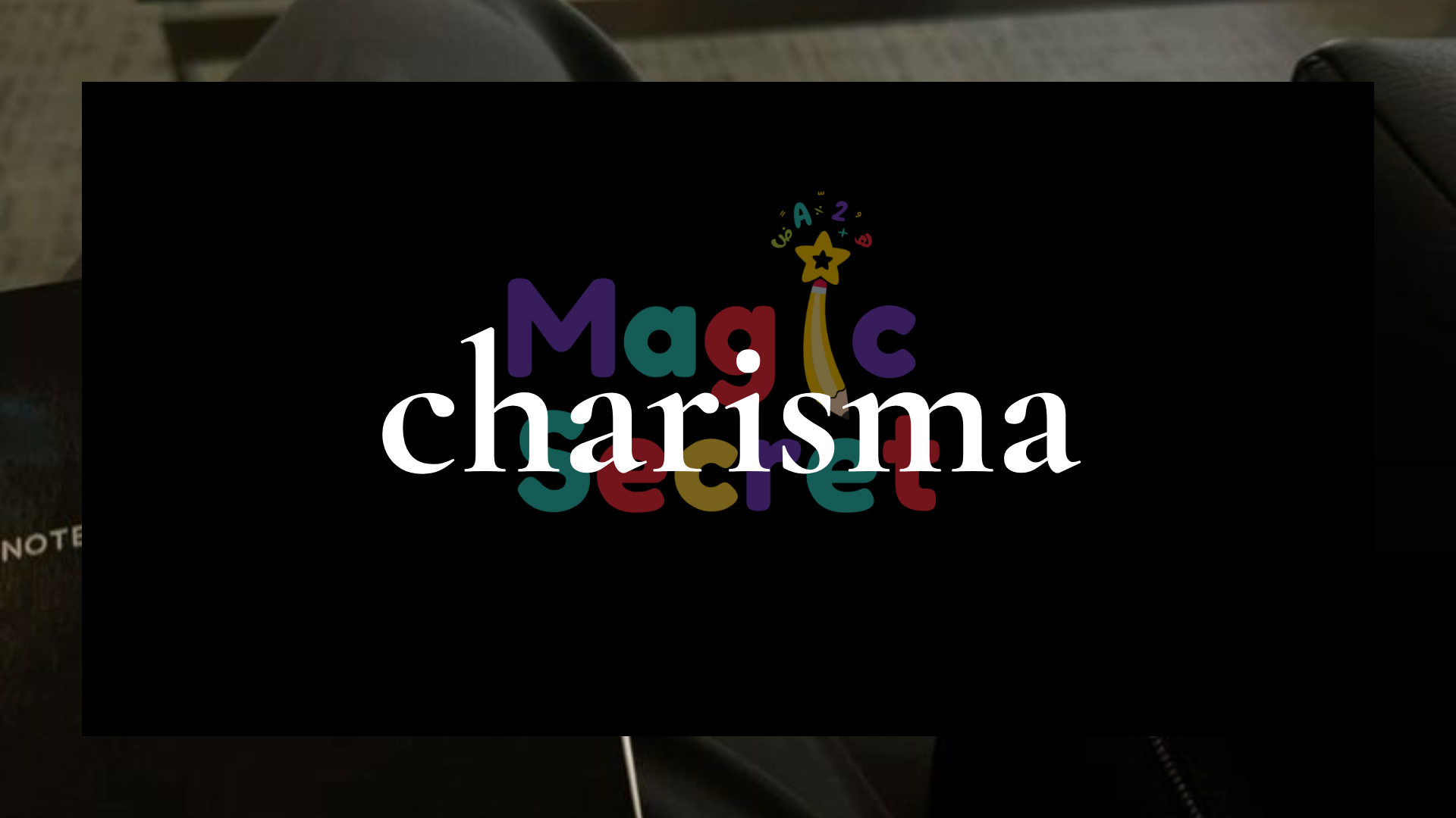 عرض باوربوينت عن الكاريزما باللغة الإنجليزية