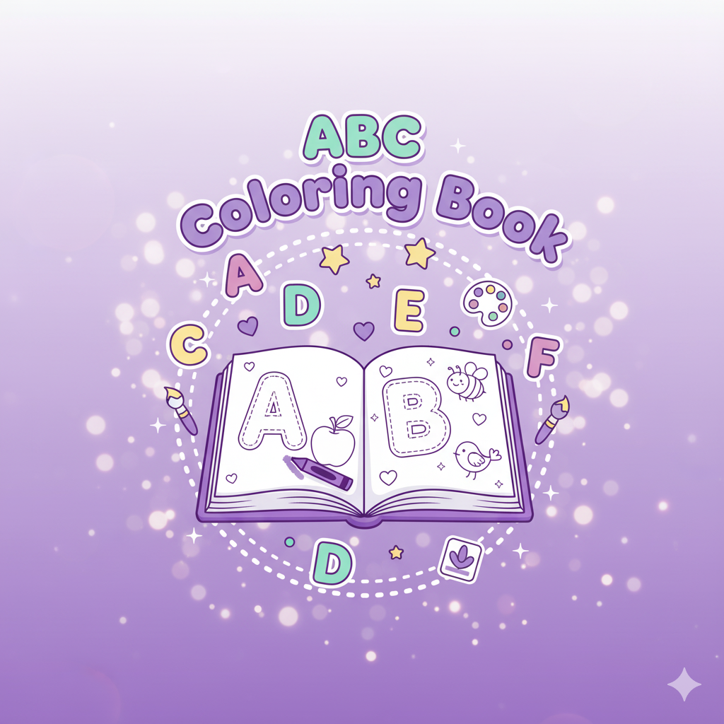 كتيب تلوين وتعليم الحروف الانجليزية