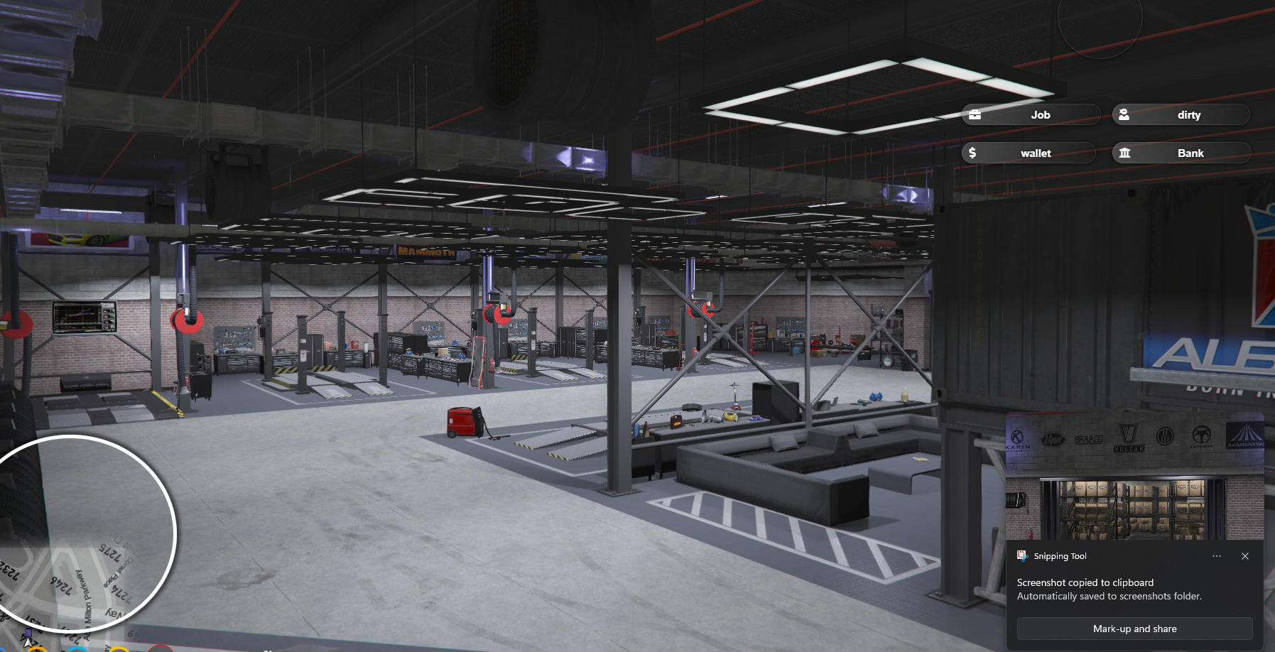 ورشة لوس سانتوس كاستوم الحديثه