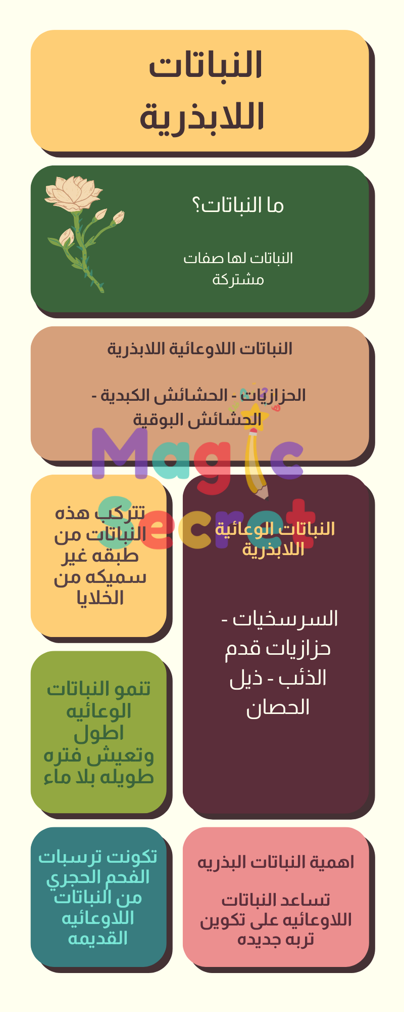 مطوية عن النباتات اللابذرية