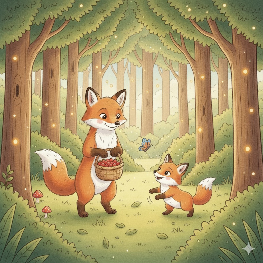 الثعلب الصغير وكلمات ماما