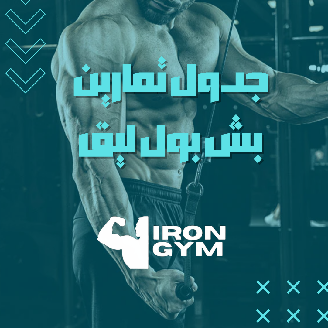 جدول تمارين push pull leg