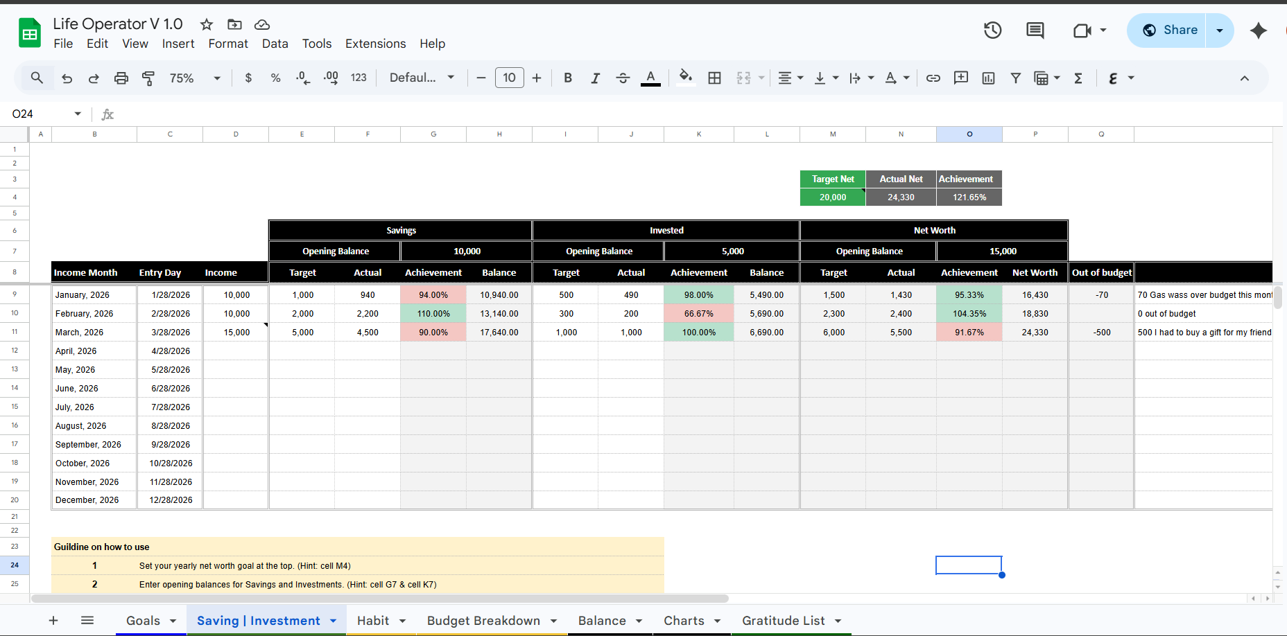 مدير  الحياة