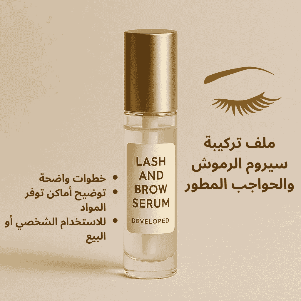 سيروم الرموش والحواجب المطور