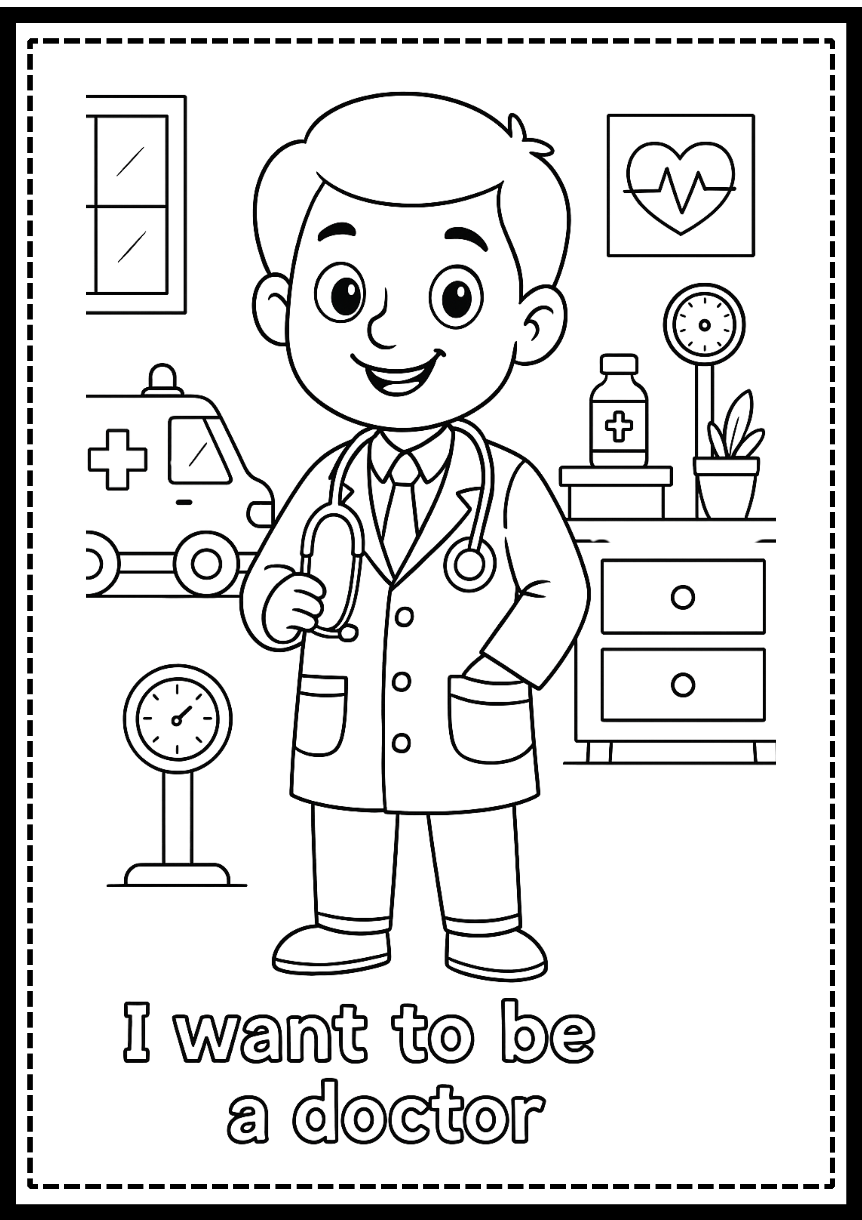 Jobs Coloring Workbook