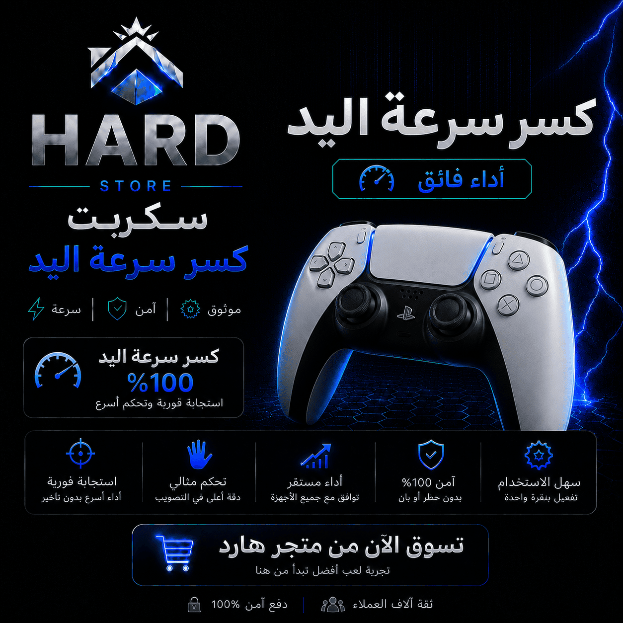 كسر سرعة اليد