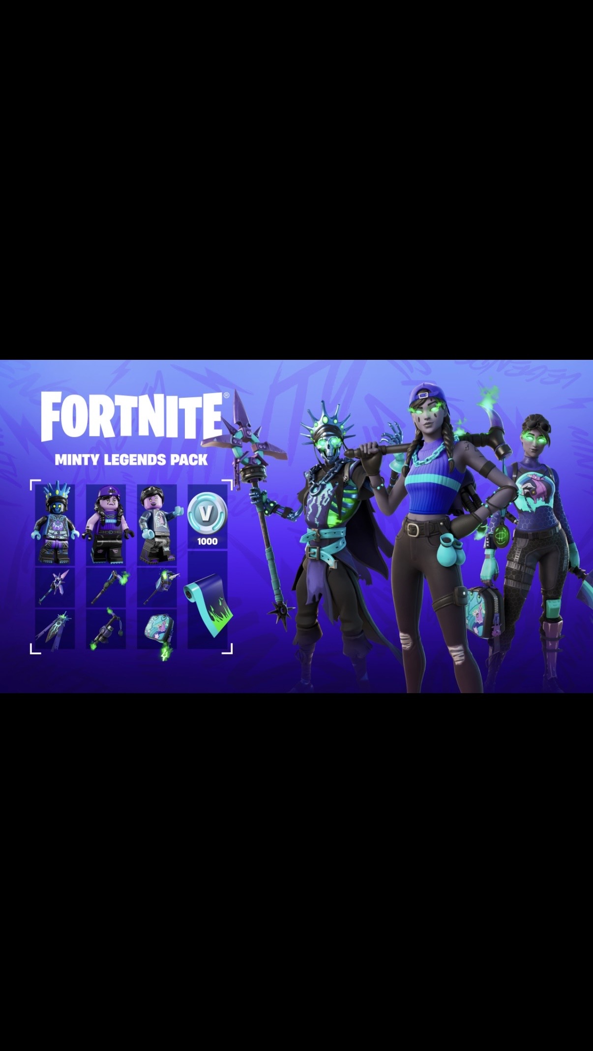 حزمة اساطير النعناع فورت نايت