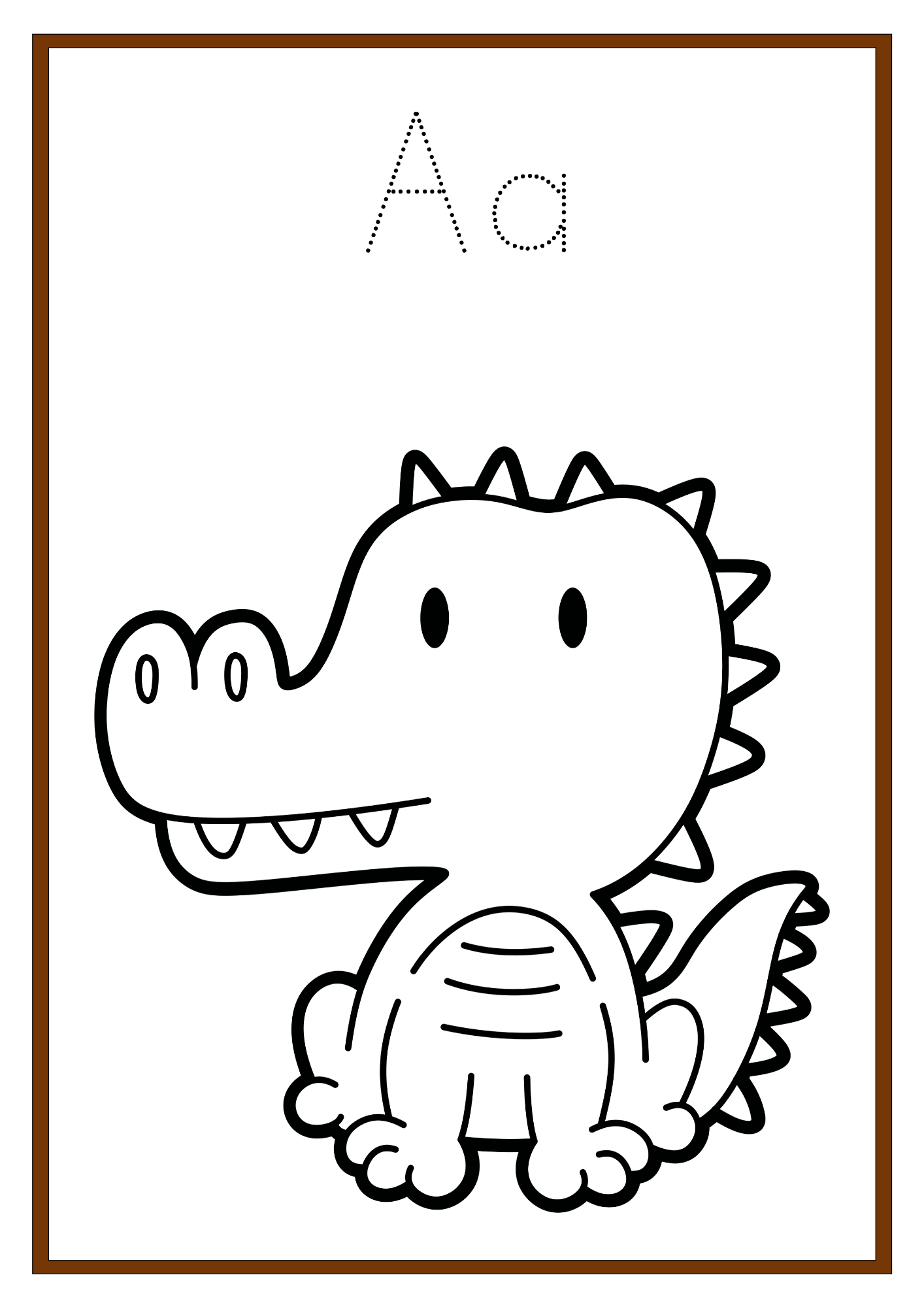 كراسة تلوين الحروف من AإلىZ