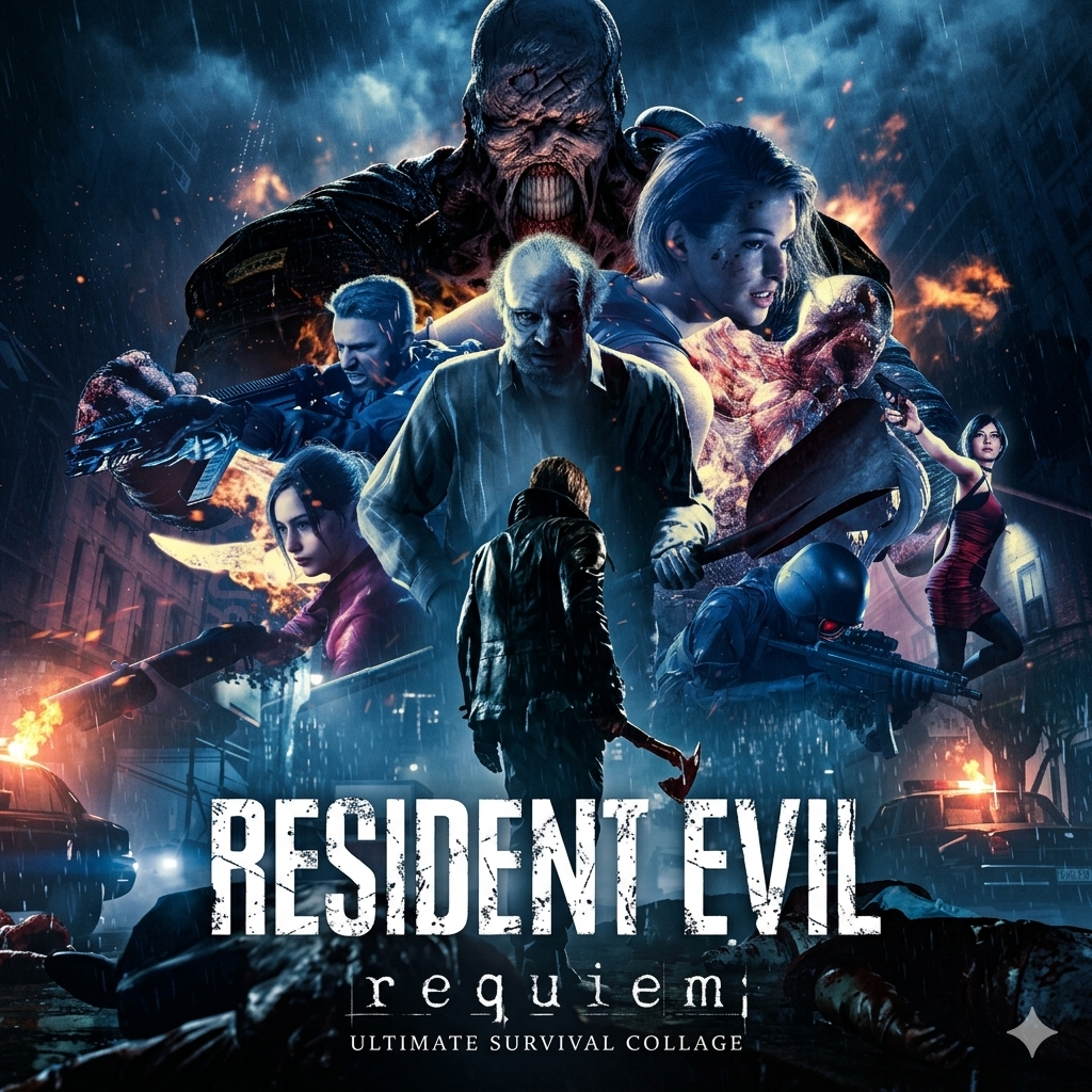 رزدينت ايفل ريكويم + جميع اجزاء رزدينت ايفل