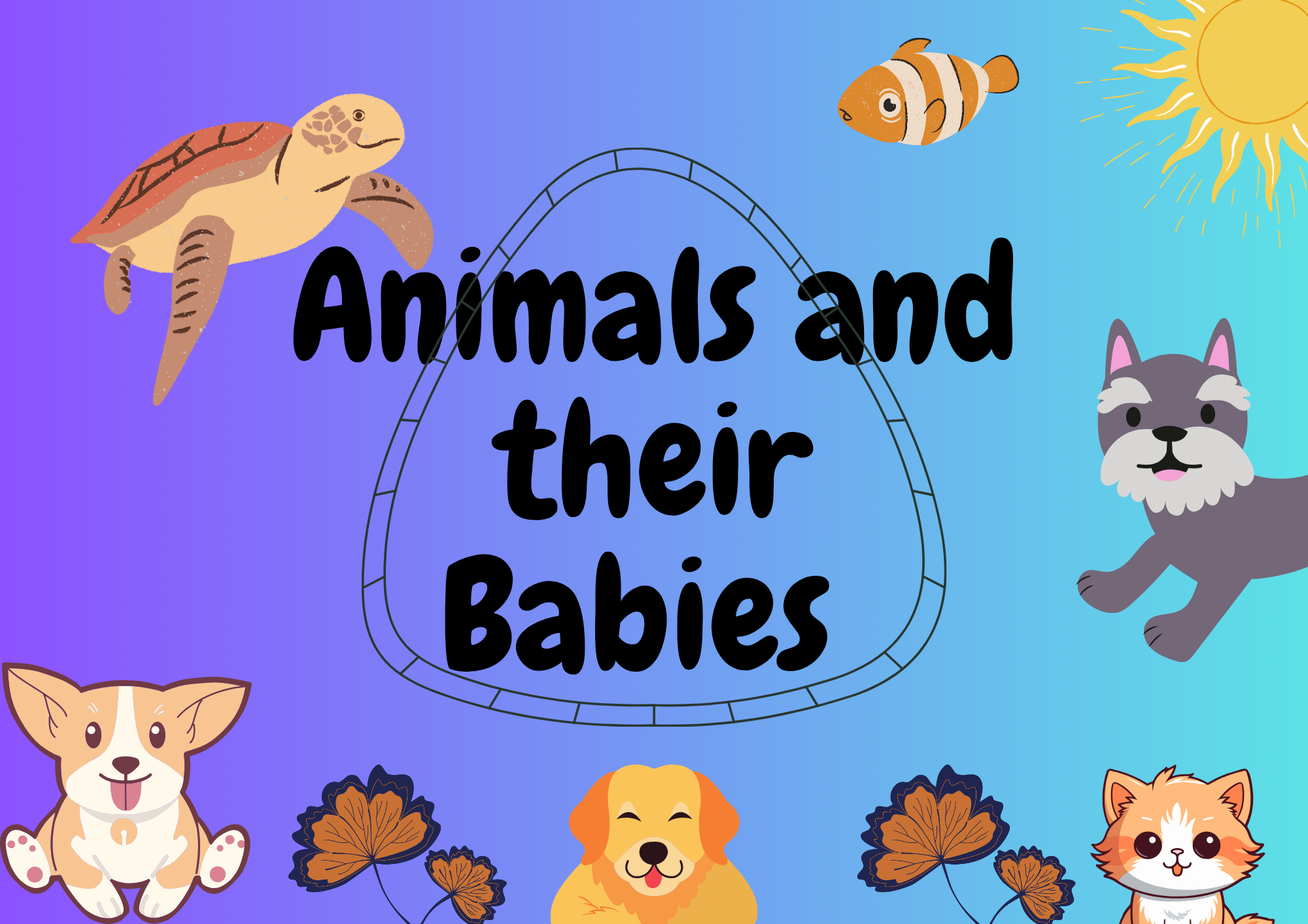 Animals and their babies