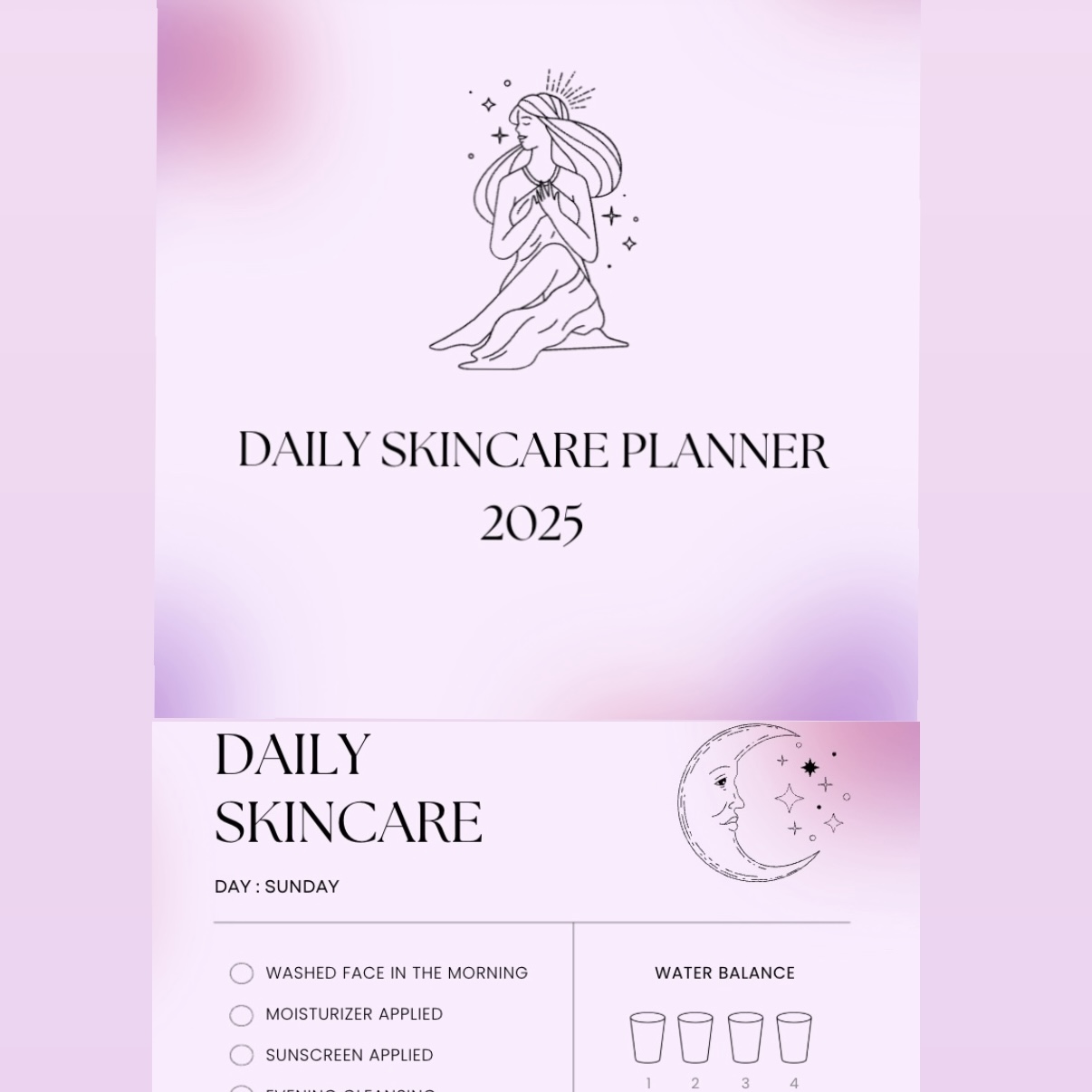 Daily Skincare Planner