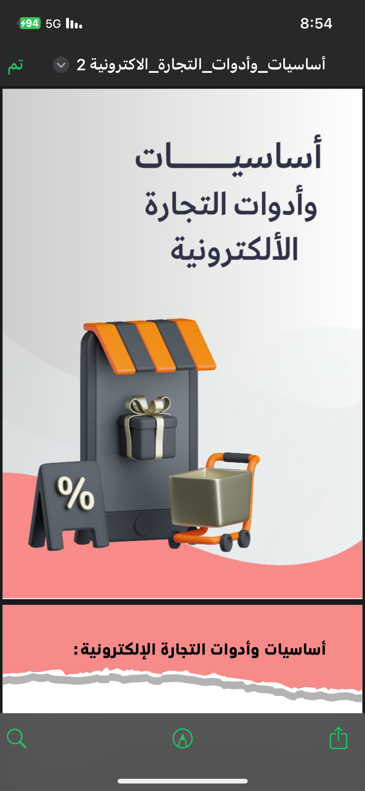 اساسيات وادوات التجارة الالكترونية