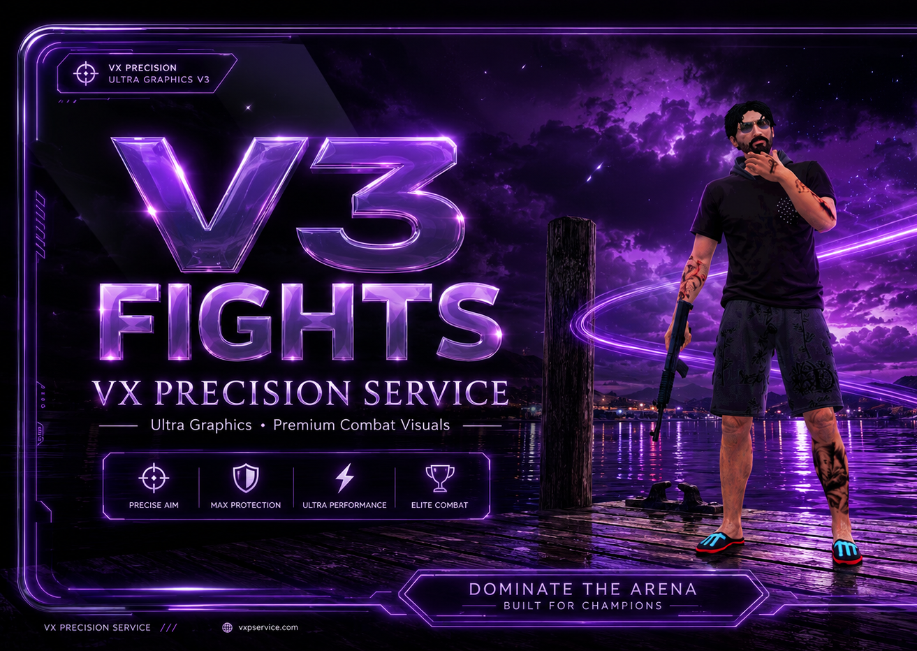 جرافيكس V3 – باقة الفايتات (Fights Pack)