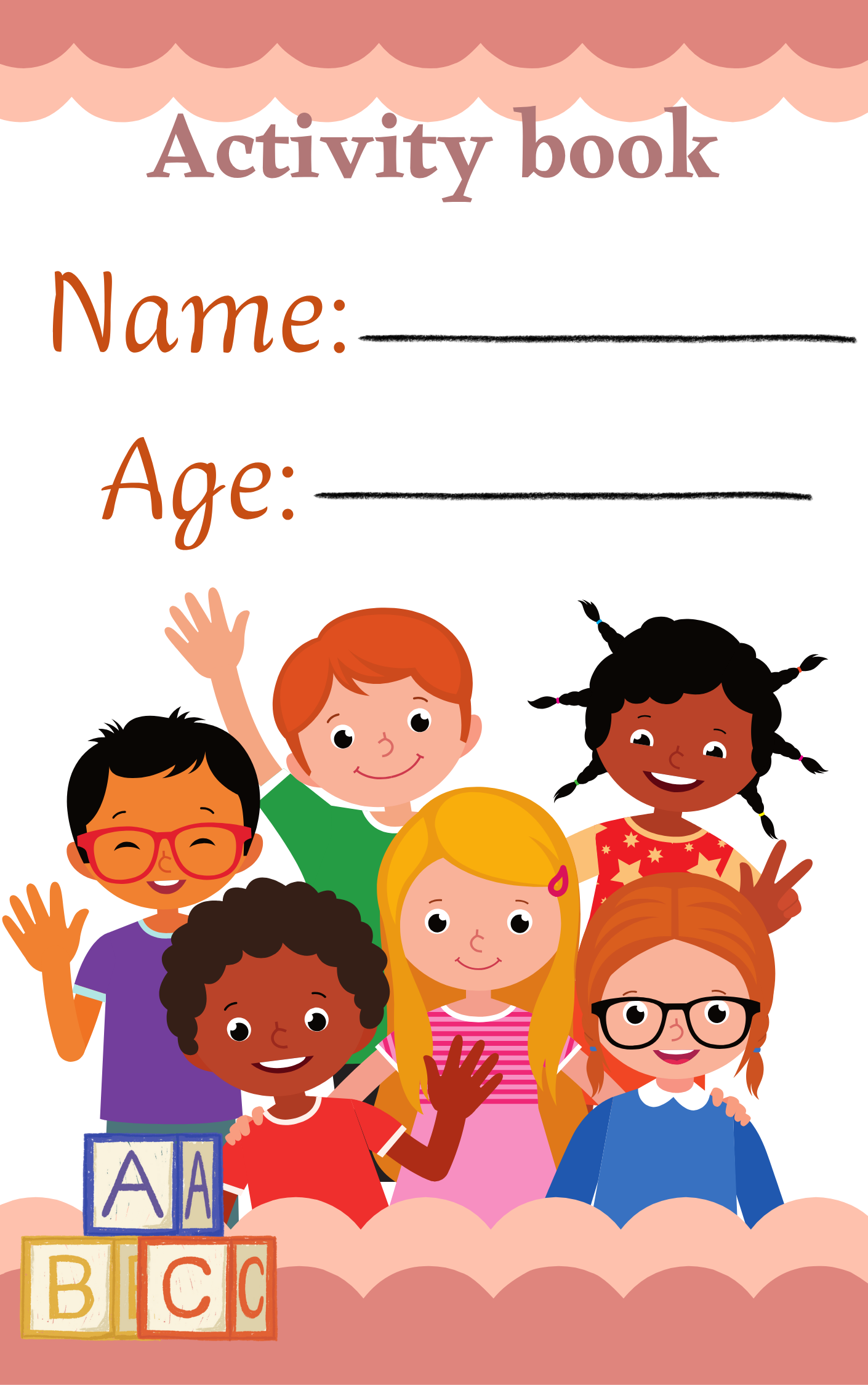 دفتر تعليم كتابة الحروف الإنجليزية للأطفال