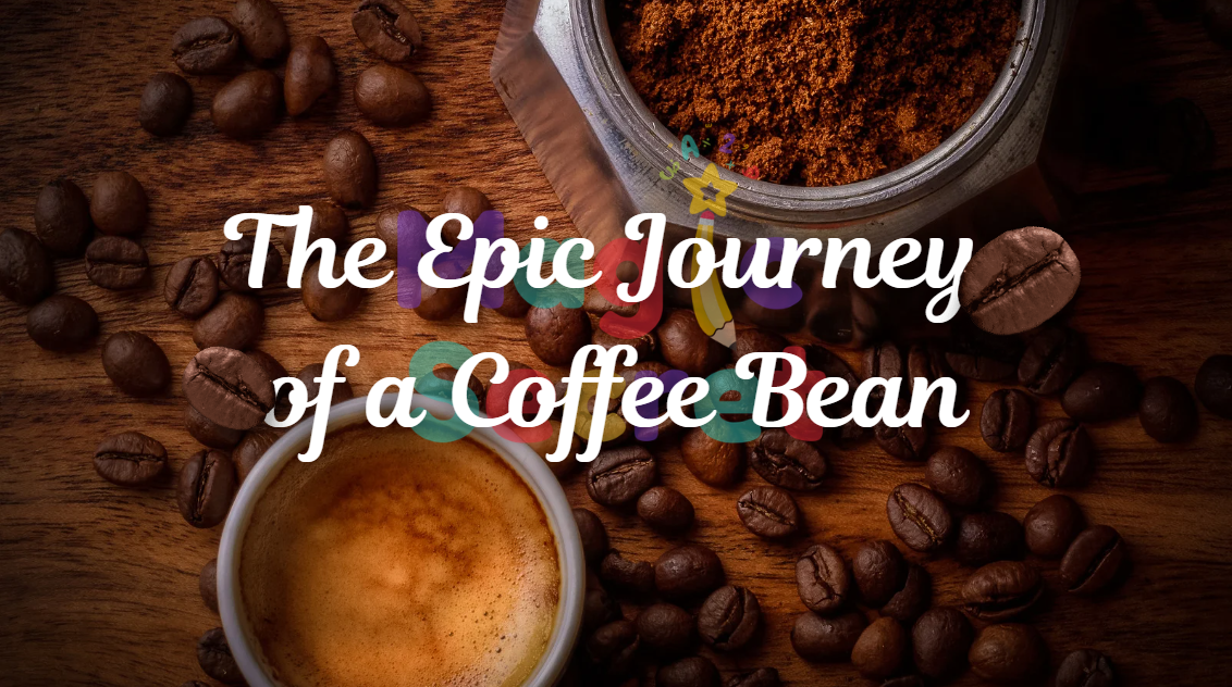 عرض باوربوينت عن تاريخ القهوة باللغة الإنجليزية - The Epic Journey  of a Coffee Bean