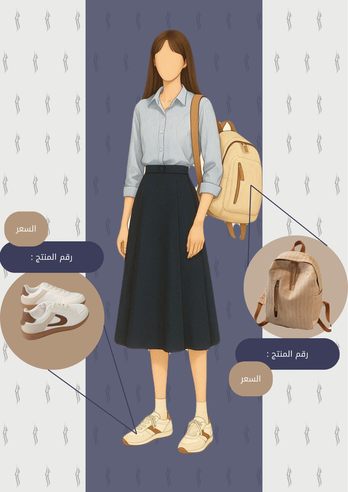 ثلاث تنسيقات أنيقة من شي إن " للمرحلة الثانوية "