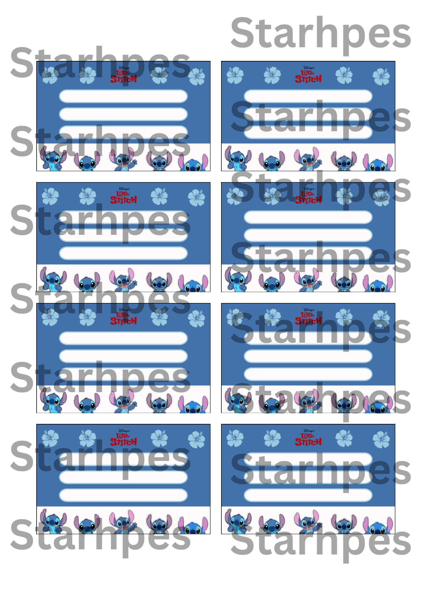 ملصق اسم ستيتش