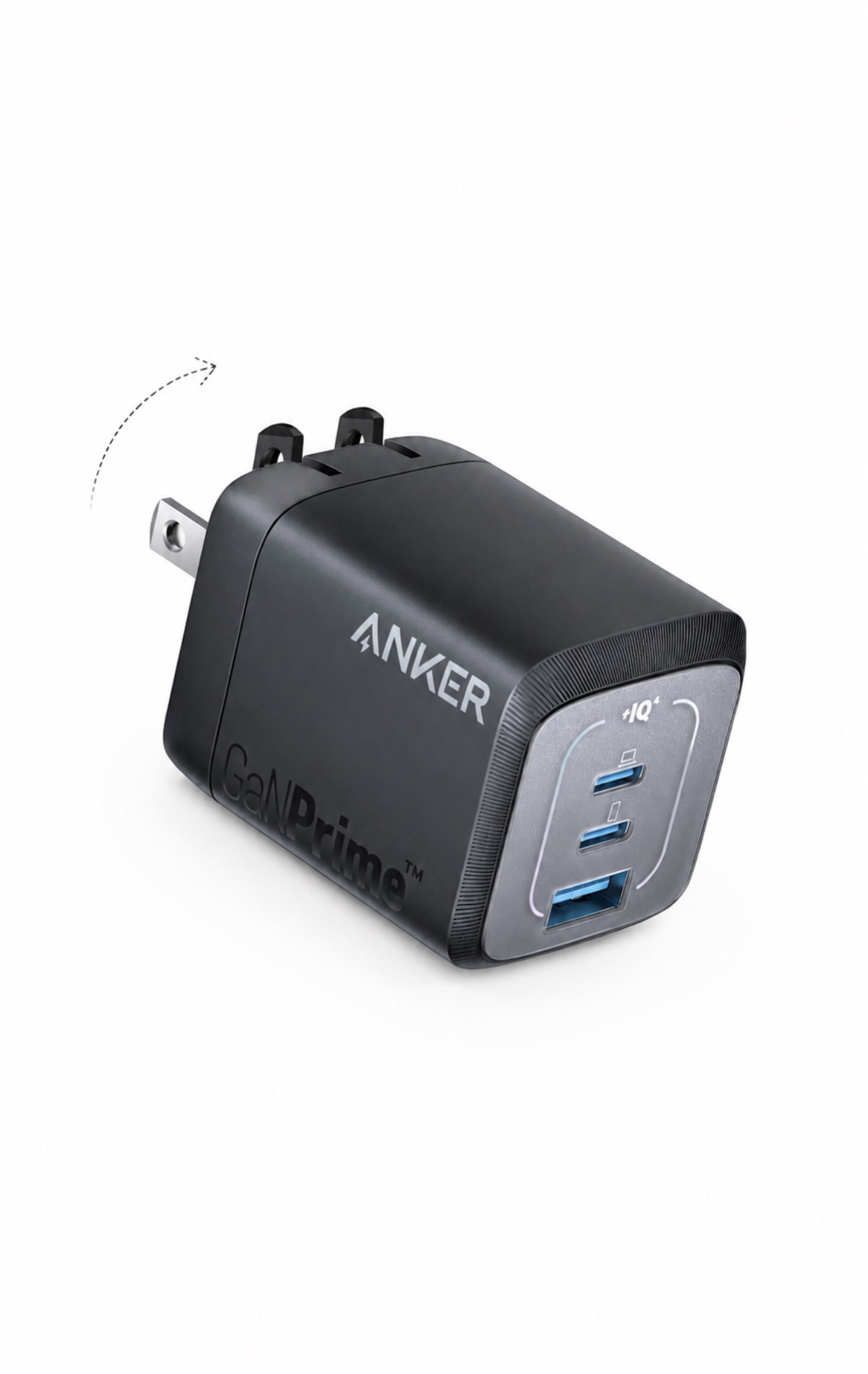 ئط Anker Prime بتقنية GaN بقوة 67W - 3 منافذ USB-C شحن سريع