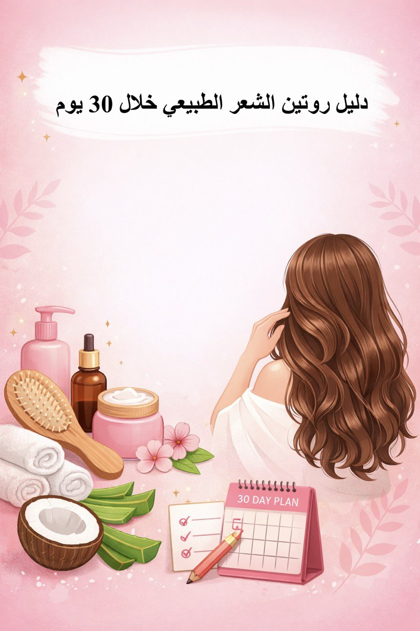 دليل روتين الشعر الطبيعي خلال 30 يوم