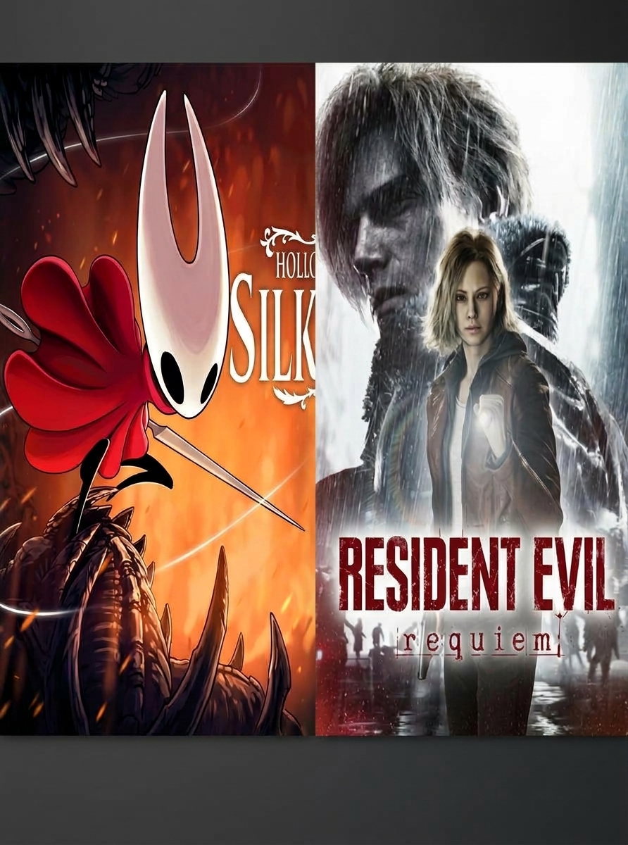 Resident evil requiem PC + Hollow Knight: Silksong PC ( اوفلاين )