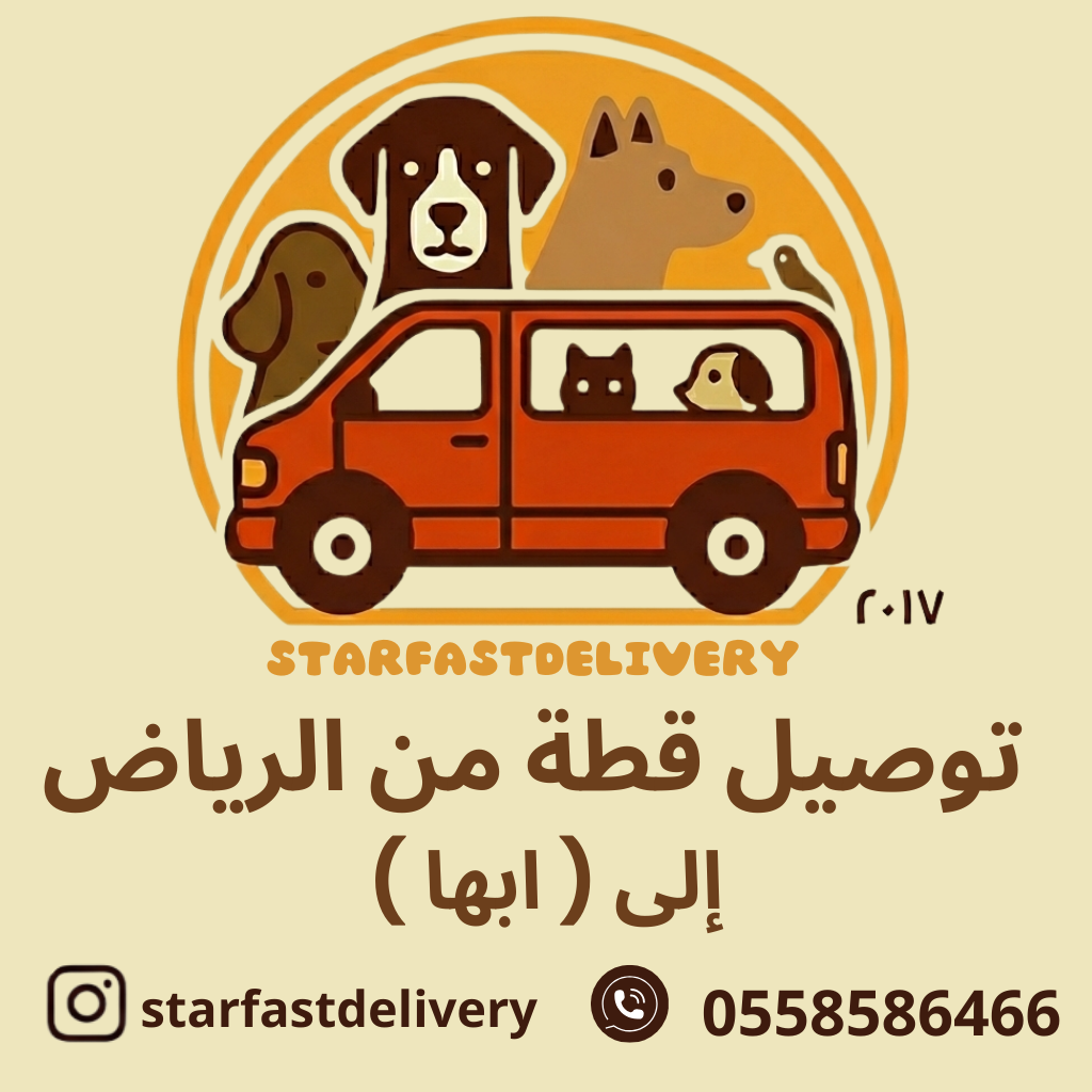 توصيل قطة من الرياض الى ابها