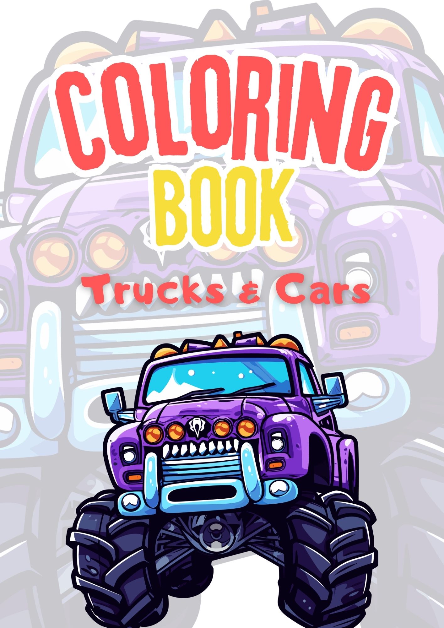 كراسة تلوين الشاحنات