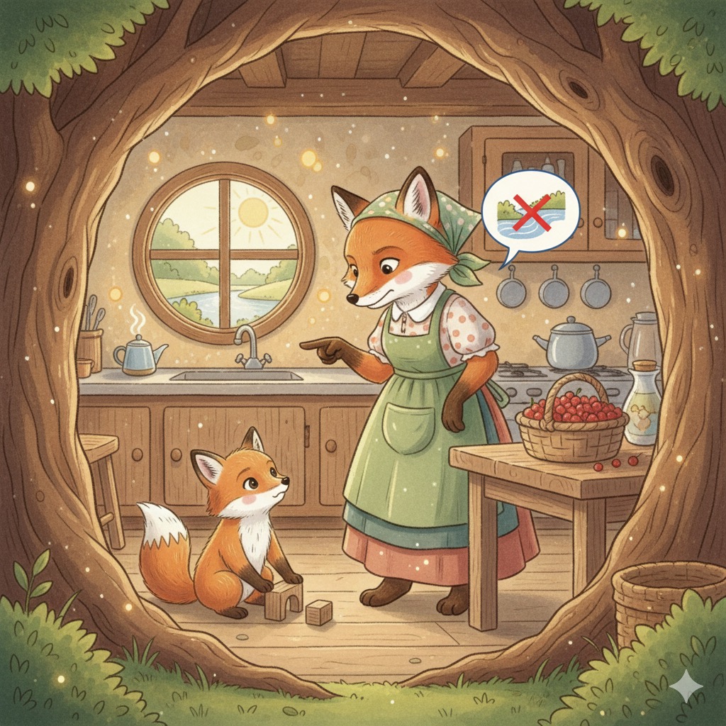 الثعلب الصغير وكلمات ماما