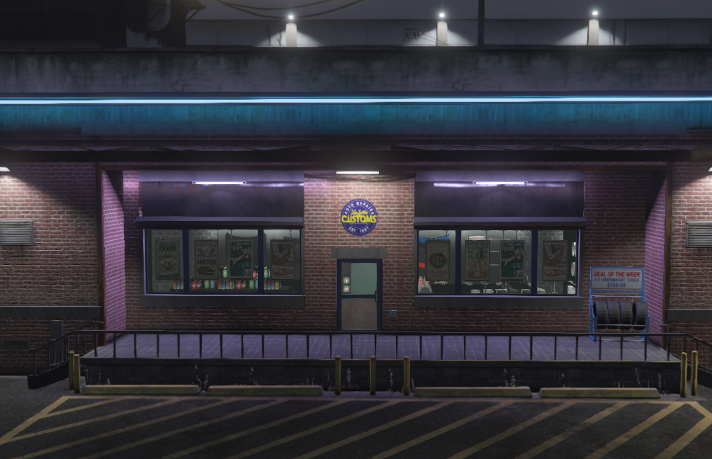 ورشة لوس سانتوس كاستوم الحديثه