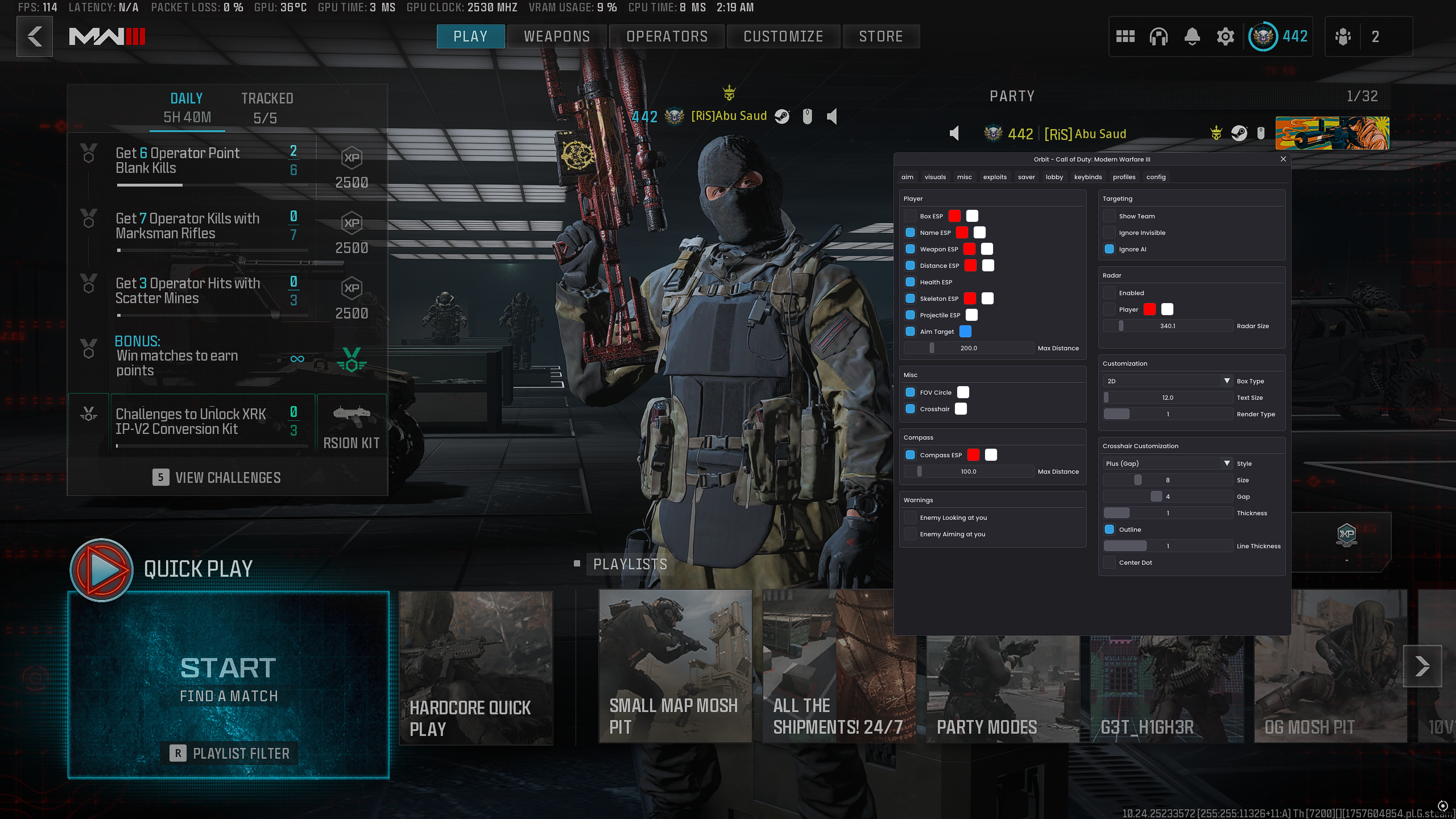 MW3-Orbit