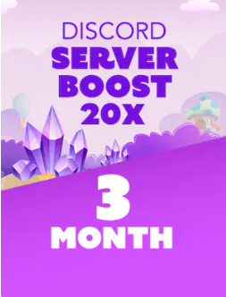 Discord Server Boost 20x 3 Months