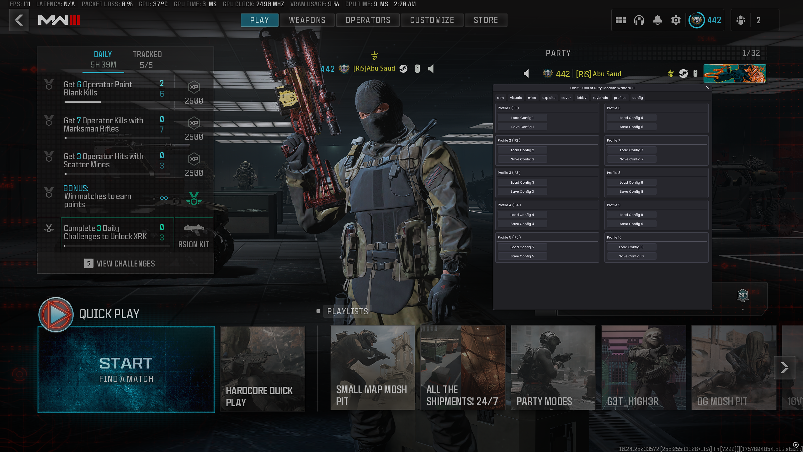 MW3-Orbit