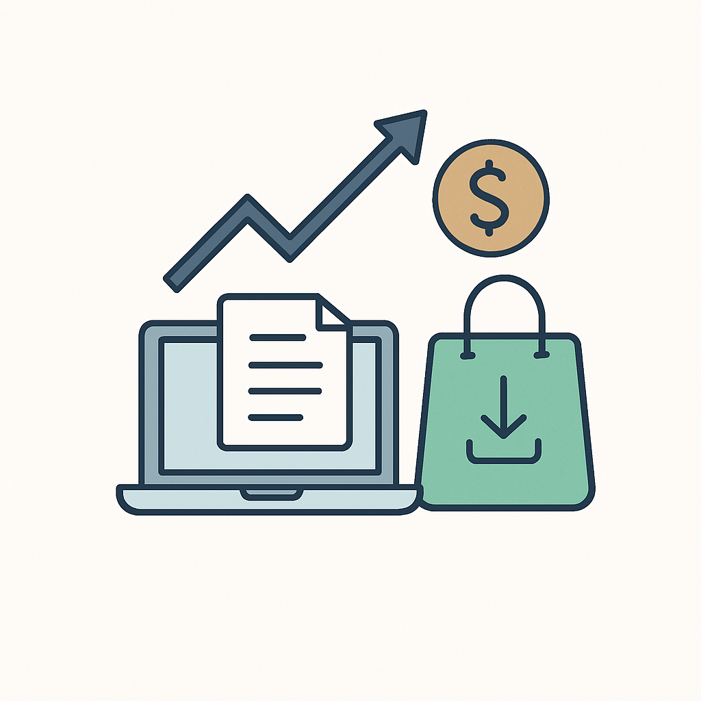 الربح من المنتجات الرقميه