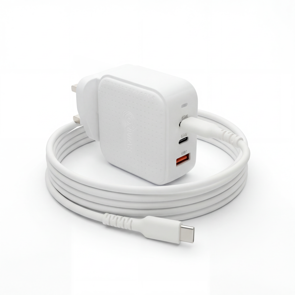 كيبل 60 وات + شاحن 65 وات