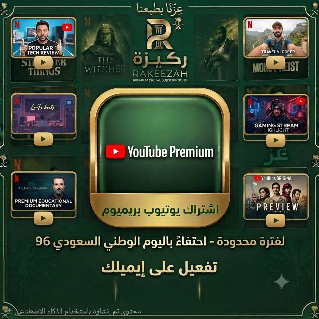 يوتيوب بريميوم | اشتراك رسمي (عرض اليوم الوطني 96) 🇸🇦