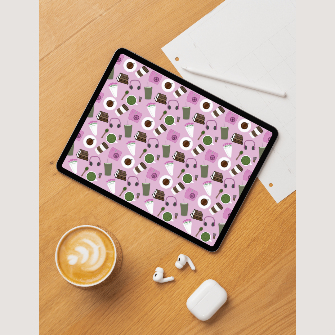 خلفية قهوة، ماتشا، تصوير، ورورد