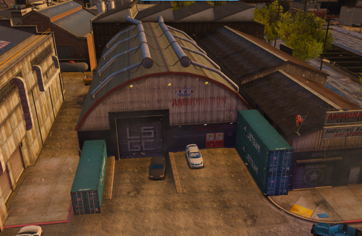 محل اسلحة بجانب الميناء - شامل جميع الاسلحة