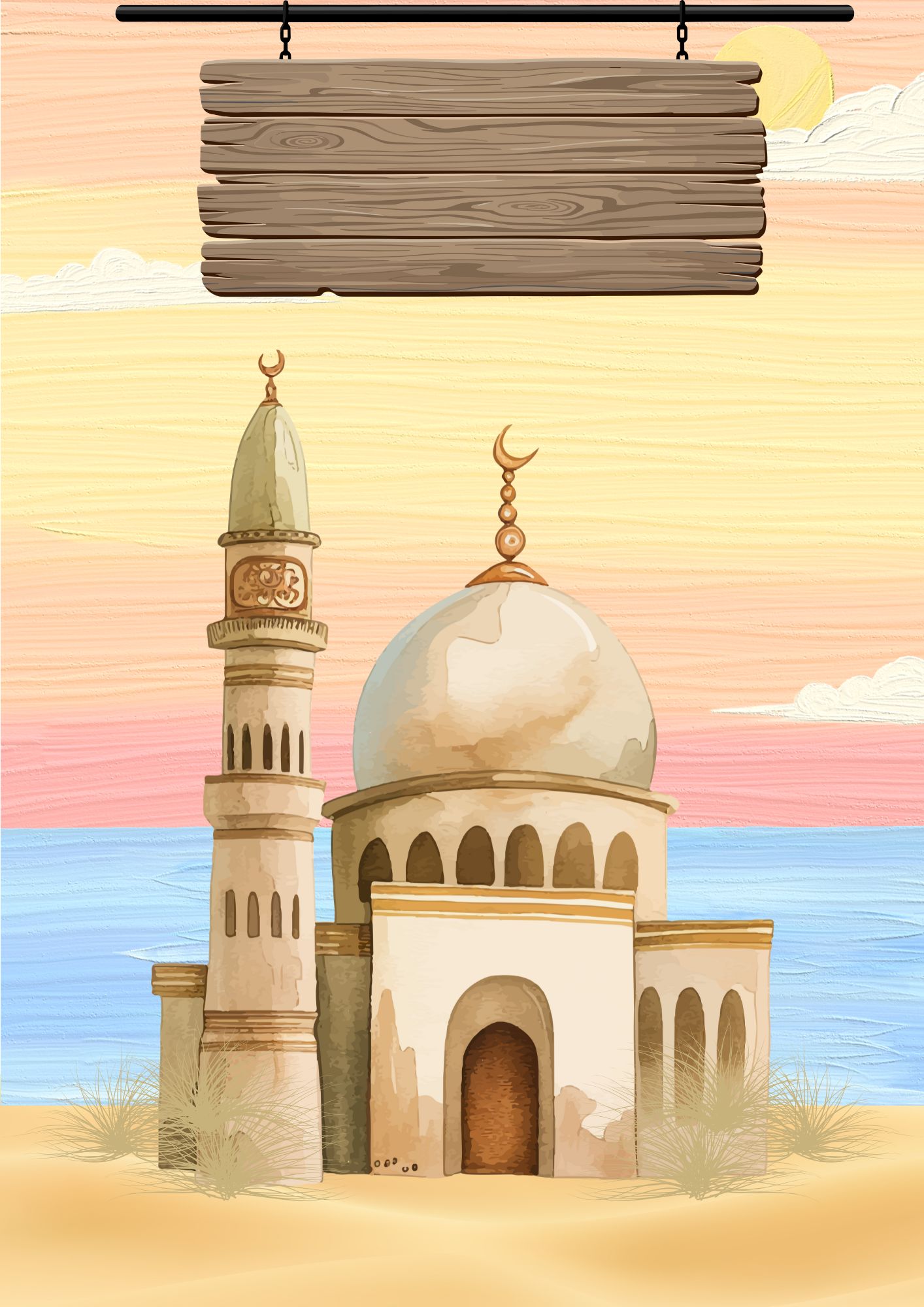 تصاميم تهنئة رمضان | باكج رقمي أنيق